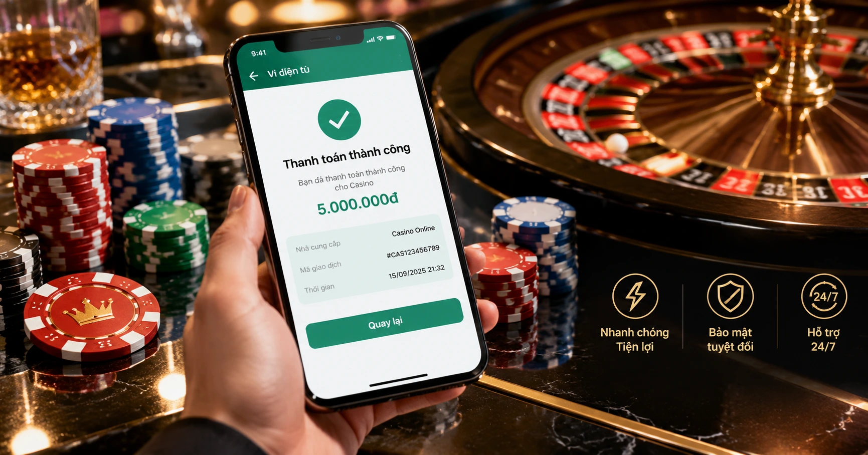 Thanh toán nhanh tại casino trực tuyến: Giải pháp thanh toán nhanh chóng và an toàn - image 3 Thanh toán nhanh tại casino trực tuyến: Giải pháp thanh toán nhanh chóng và an toàn - image 3