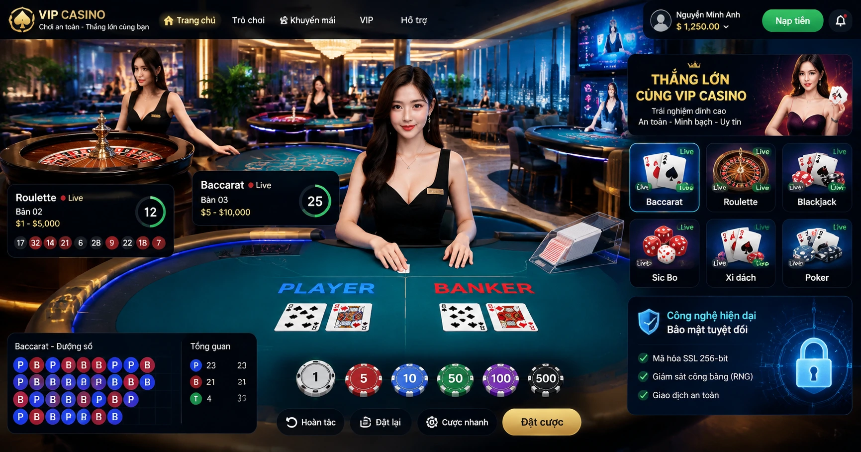 Vegas Casino Grand: Trải Nghiệm Đỉnh Cao Của Giải Trí Casino Online - image 3