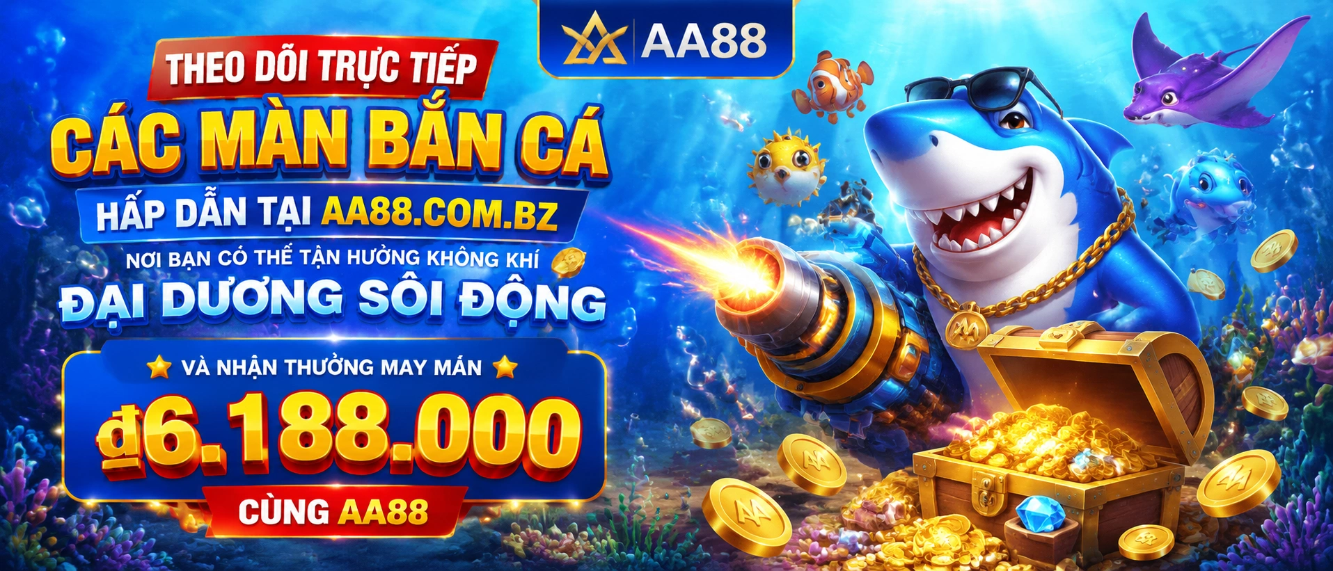 Bắn Cá đại dương trên aa88.com.bz