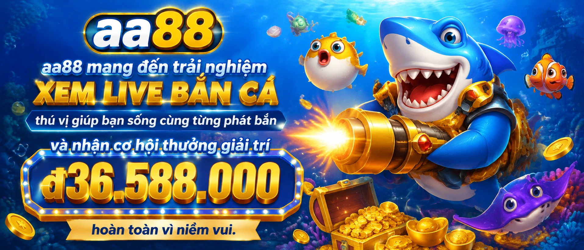 Bắn Cá 3D chủ đề đại dương