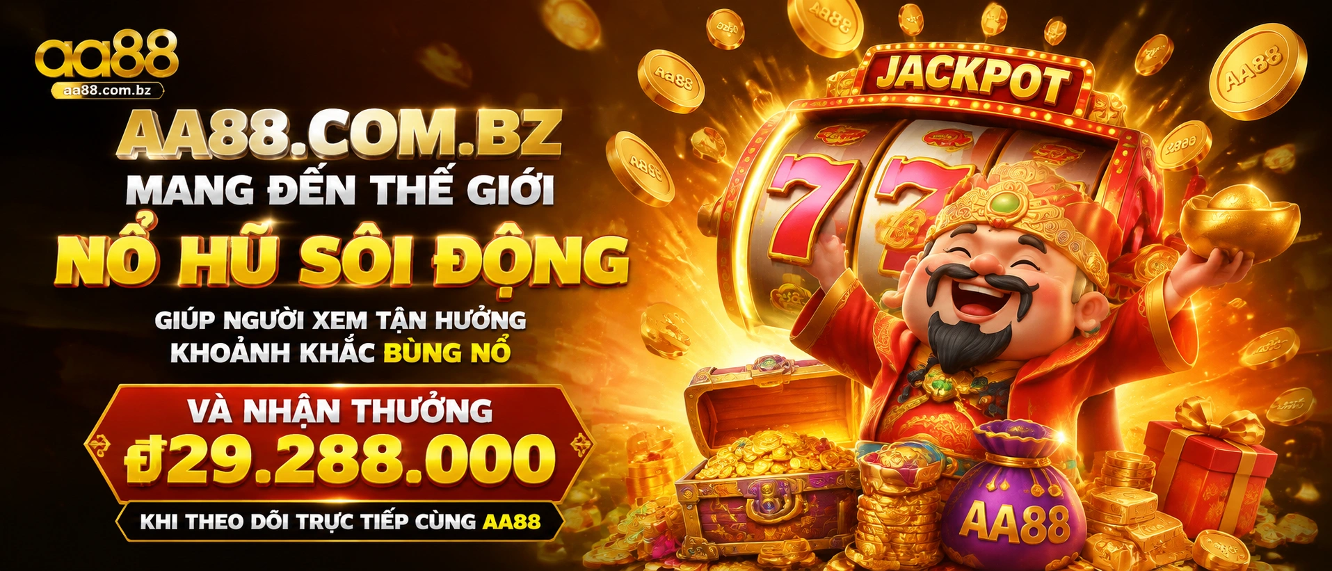 Giao diện Nổ Hũ online tại aa88.com.bz